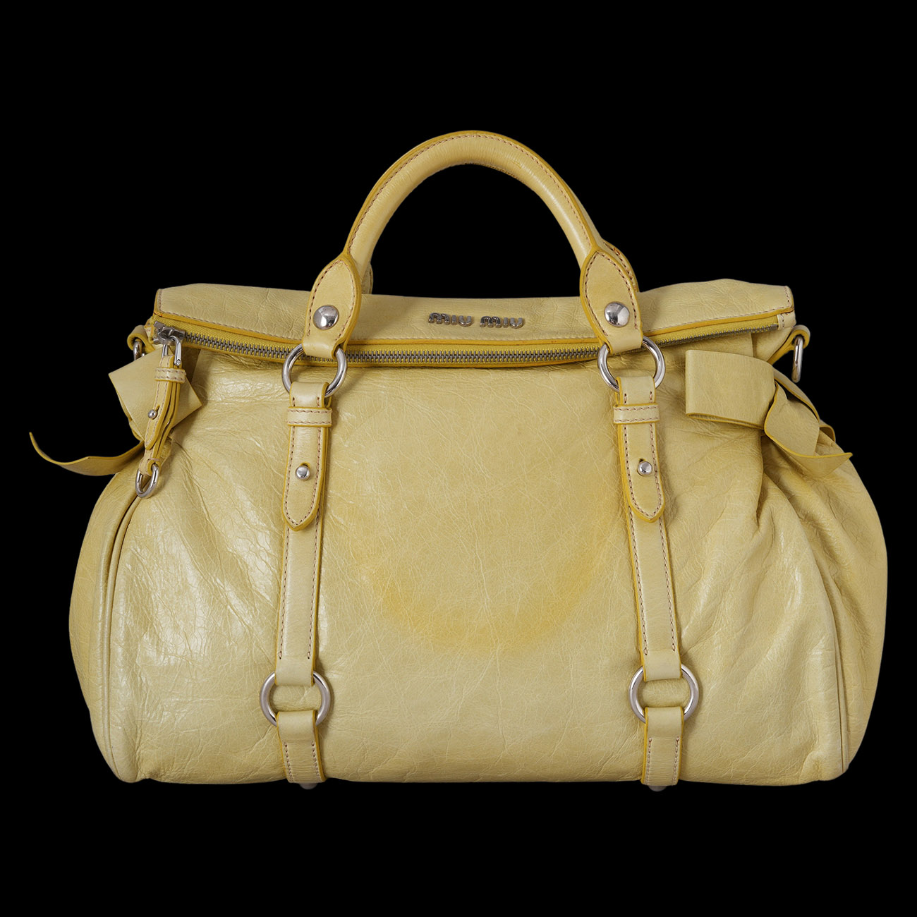 MIU MIU(USED)리본 사첼백
